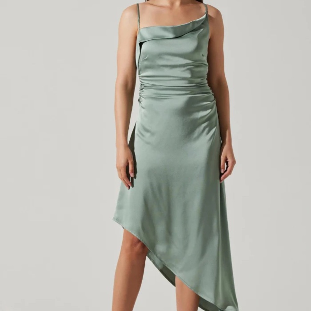 NWT ASTR The Label Mirie Cowl Neck Midi Dress